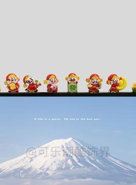 显示屏创意饰品电脑萤幕装饰公仔办公解压小物件电视机上的小摆件