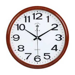 包邮客音厅钟1办6-20英寸简挂约现代静万年历带温壹容晗6y度公石