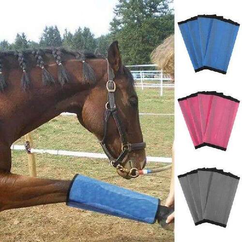Horse Fly Boots 4 PCS Fly Boots Reusable For Horses Fly