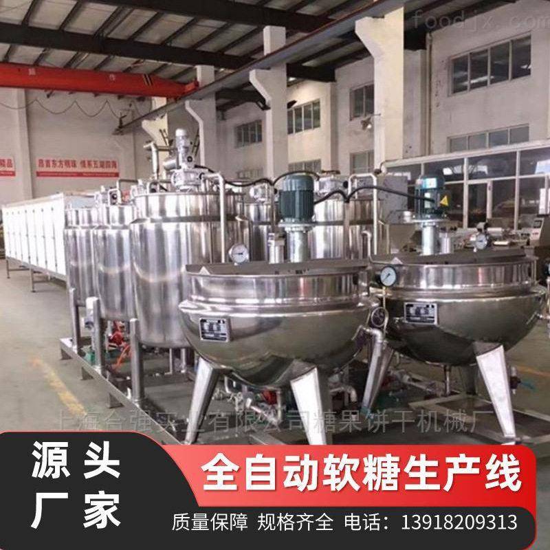 全自动凝胶软糖浇注生产线 双色软糖成型机械 HQ-300糖果设备
