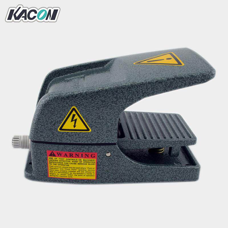 现货kacon/凯昆HRF-HD3折弯机机床防水铝合金脚踏脚踩开关