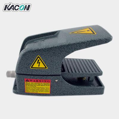 现货kacon/凯昆HRF-HD3折弯机机床防水铝合金脚踏脚踩开关