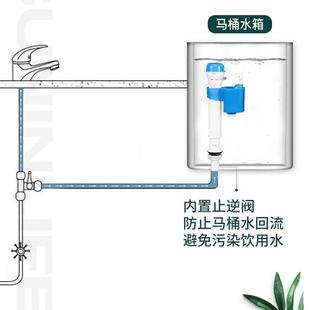 蓝鲸卫浴马桶配件.水箱水件上水排水阀进水管座便器放水阀总成