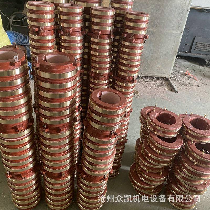 气动无限旋转接头 2~24路水电气路滑环通用级转速气电滑环