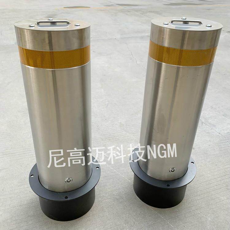 168直径手提可拆卸移动柱厂家供应固定警示车档浅埋挪移锁止装置