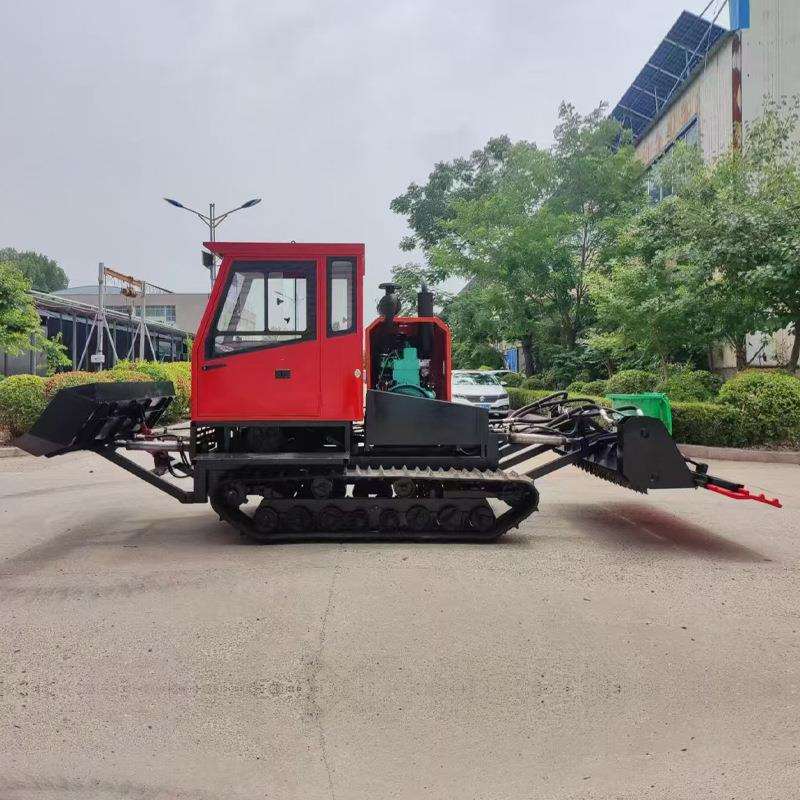 全液压履带压雪车户外冰雪乐园滑雪场轧雪车游乐场面条状翻雪机