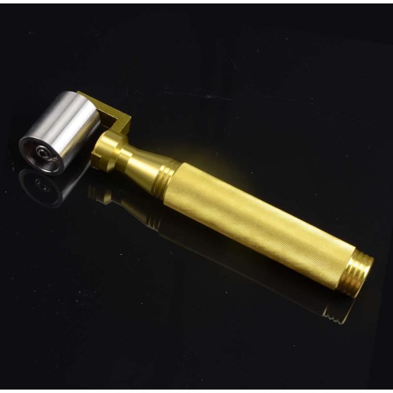[工具之星]专业贴墙纸壁纸施工工具 铝合金柄不锈钢平面压轮带纹