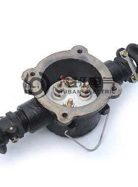 矿用隔爆型低压电缆接线盒 BHD2-40/660(380)-2T两通防爆接线盒