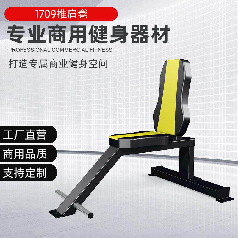 商用推肩凳健身房私教室健身器材自由有氧器械生产工厂
