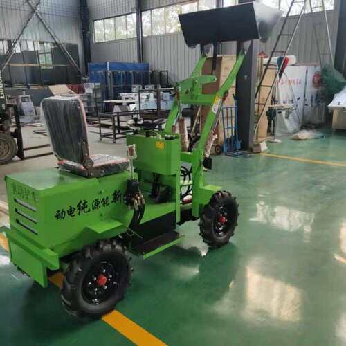 工地推土运输小装载机 农用养殖场清粪电动小铲车 四驱装载机