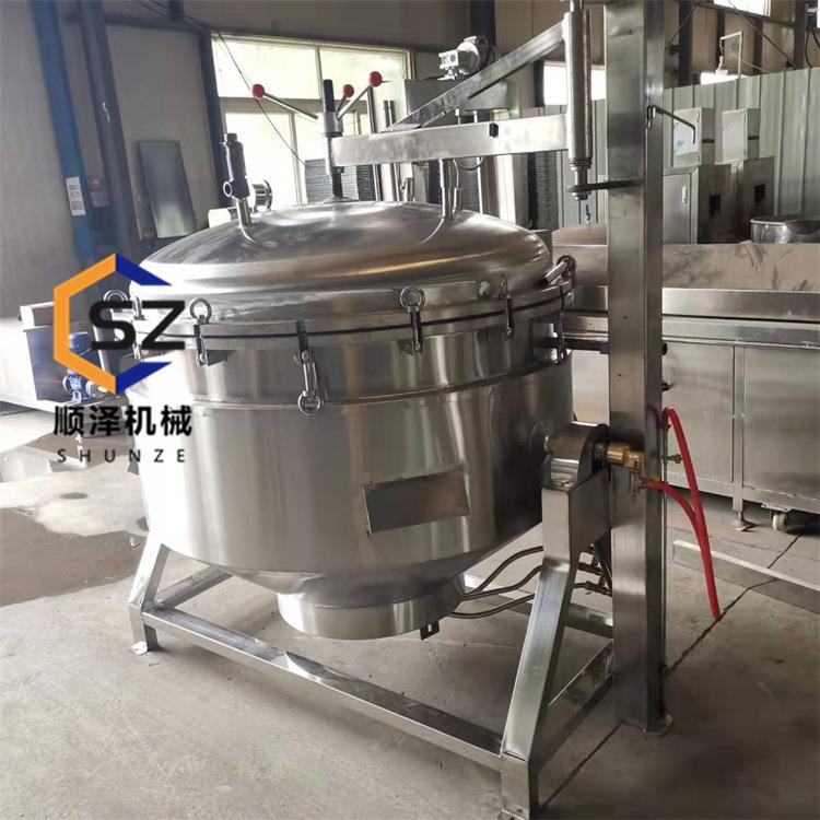 粽子高压蒸煮锅 鸭蛋电加热高温蒸煮设备 五谷杂粮压力煮锅