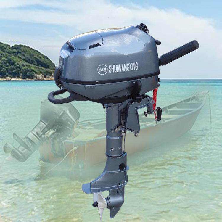 小型船船挂桨汽油水冷船用舷外机速度快船外机强劲船桨机