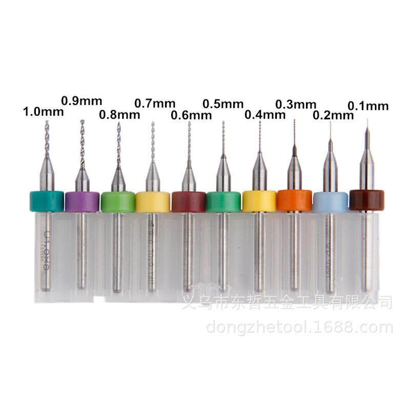新款直销线路板PCB钻头定柄钻 硬质合金小钻头/雕刻0.20.40.6麻花
