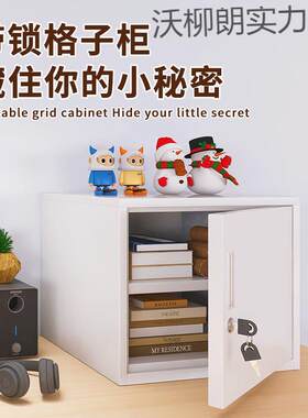 新租屋长方形落地款式带锁铁艺格桌子柜出HCY家用面防盗