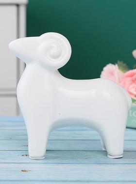 客厅高级感柜子摆件冰箱顶上面的摆件陶瓷现代简约家居装饰品新房