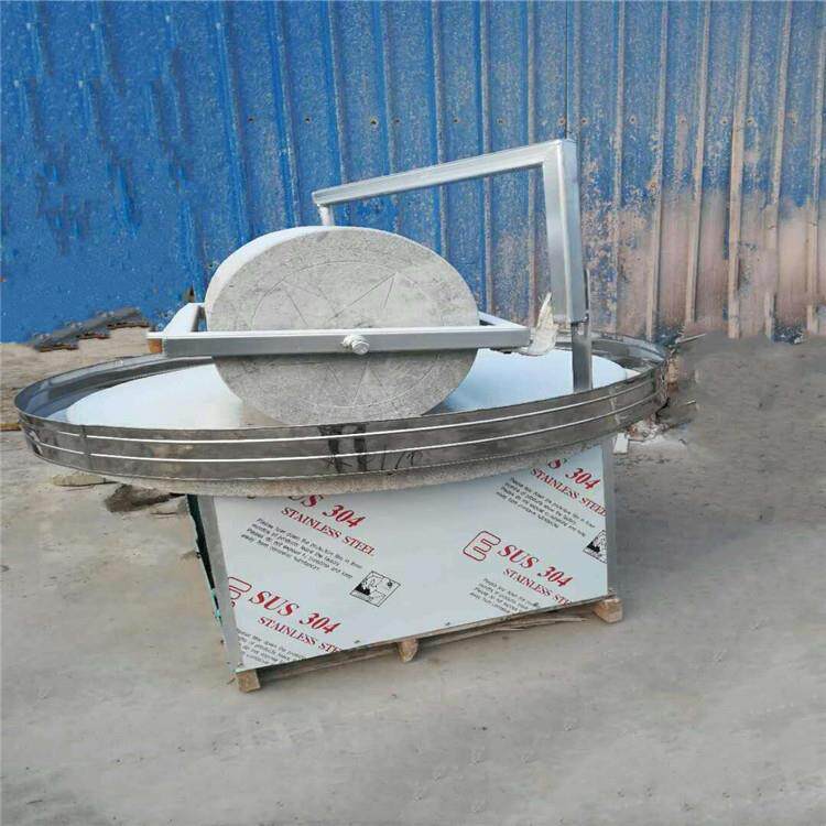 花岗岩材质磨小麦粉机械 单项电磨黄豆粉石碾子 青稞荞麦磨面机