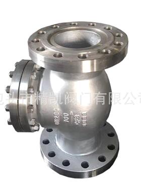 电站管道阀门H44Y-100C/100I不锈钢铬钼钢高压旋启式止回阀