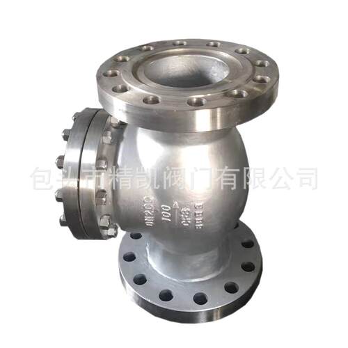 电站管道阀门H44Y-100C/100I不锈钢铬钼钢高压旋启式止回阀