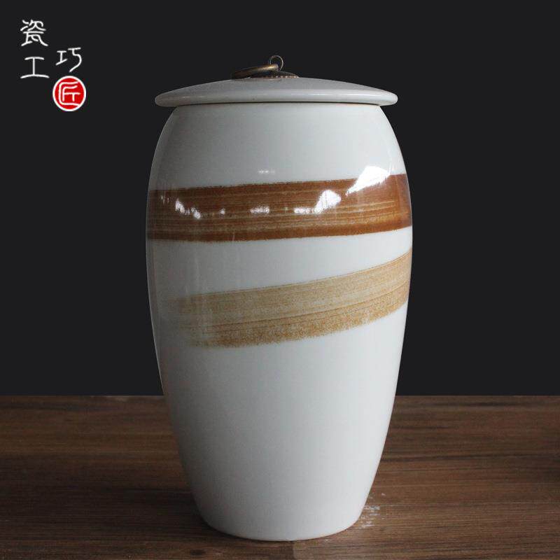 陶瓷手工陶瓷摆件软装饰花客厅装饰品家居博古架样板房