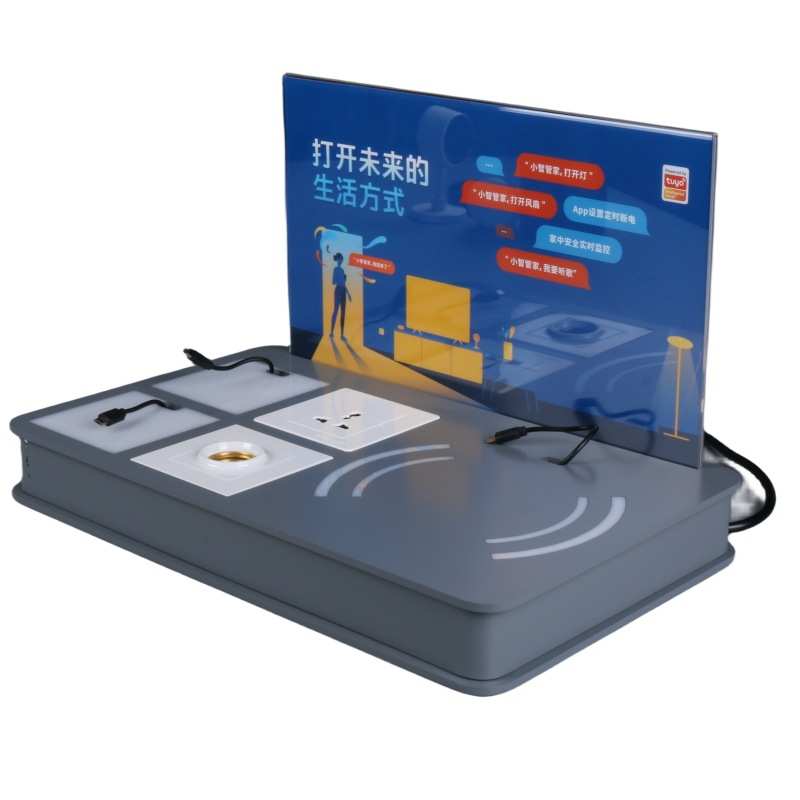 智能家居电子产品展示台亚克力发光陈列展示架柜台桌面样品演示台