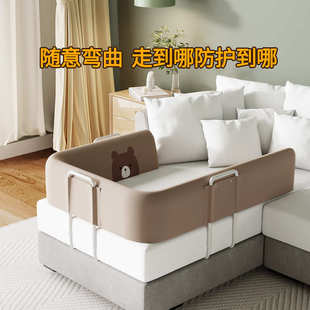 babybliz床围栏宝宝婴幼儿童防摔防护防掉床护栏单边床挡软包通用