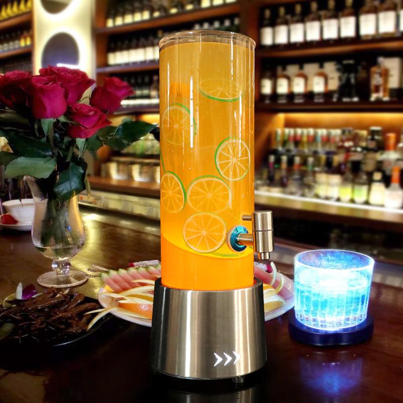 酒吧幻狮桶发光酒炮桶扎啤桶啤酒桶3L可乐桶幻狮可乐桶网红酒炮桶