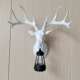 鹿头装 饰壁灯太阳能户外庭院灯家居客厅背景墙动物挂件树脂工艺品