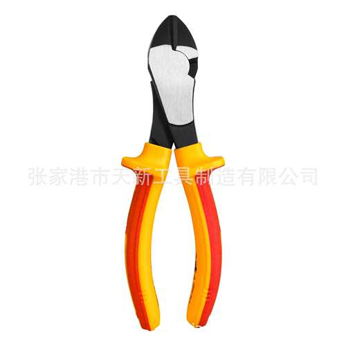 iNEWDAY天新绝缘斜嘴钳斜口钳大头斜嘴钳VDE绝缘1000V天新工具