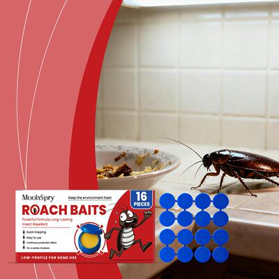 MOONSPRY Cockroach Bait Gel - For Daily Home Use, Clean and