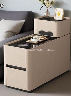 姹梦智柜能沙发边简厅约现代收多功能PLV边几纳储物新款客夹缝移