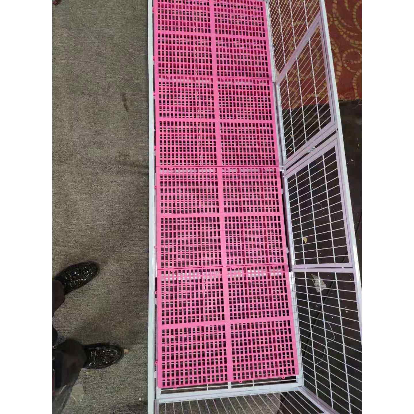 狗笼垫板猫笼垫脚板狗脚垫优质塑料垫板网格垫板加厚宠物脚垫