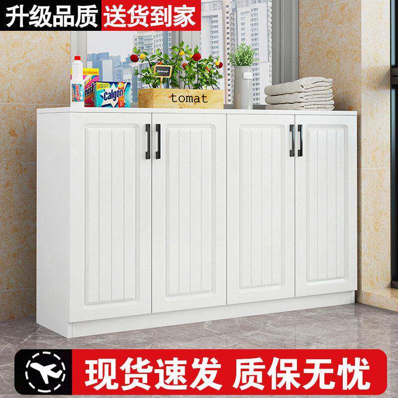 柜欧式阳台收落纳柜家用收纳飘窗置物柜杂物靠0210-01墙地防晒专