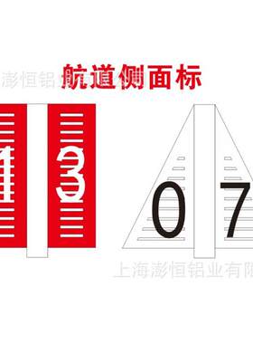 航道标志牌左岸右岸侧面标航道宣传牌地名牌警示牌内河助航标志牌