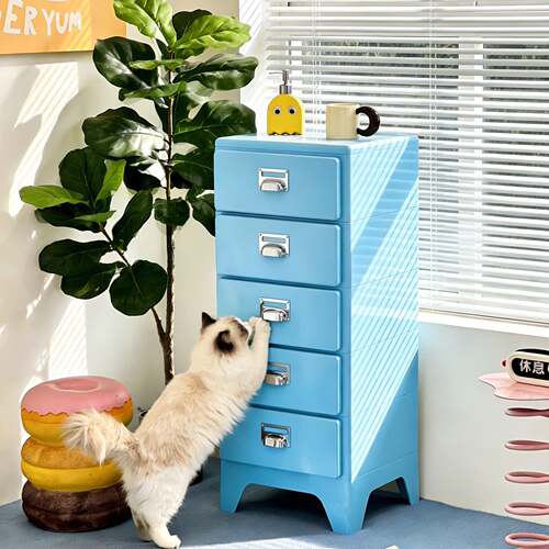 多巴胺床头柜窄边创意床头置物柜子收纳小柜子儿童卧室神器抽屉柜