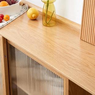 厂家直销全实木餐002边m柜窄水型30c橱柜柜收纳厨房储物柜茶边J&