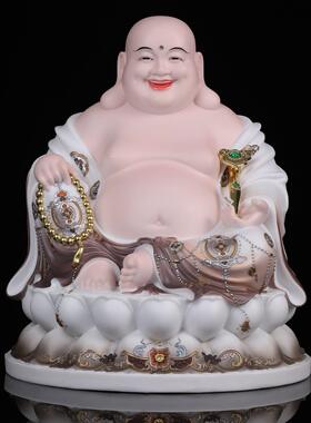弥勒佛大肚大笑佛家庭办公室祭拜开礼招财进宝弥勒佛饰五子大笑佛