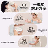 宝宝站立洗澡儿童架婴幼儿童洗浴澡盆洗屁屁神器站立浴盆