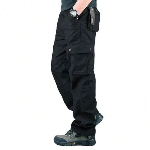 M 75042 Loose multi pocket work pants 宽松多口袋劳保工装裤