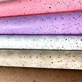 烫金羊巴PU皮革0.8mm流星雨小雨点鞋 饰工艺品仿皮面料 材箱包装