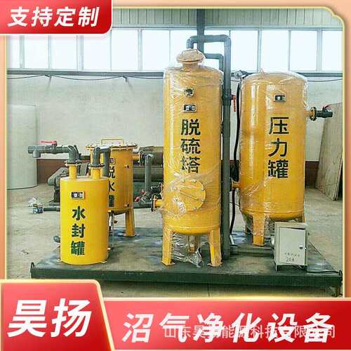昊扬厂家沼气脱硫脱水设备沼气净化配套设备沼气生产处理脱硫罐