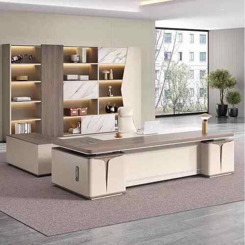 办公室老板办公桌椅组合简约现代总裁桌大班台主管经理桌全套家具