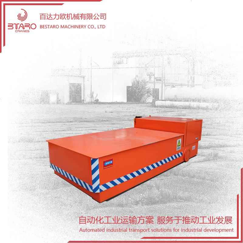工业厂区移动平台制造 25t无轨液压升降平车 胶轮电动平板车