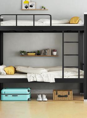 钢制上下地铺双防层床MB-XCC-0学生宿舍公寓床工高低寝室铁床双床