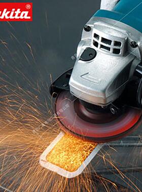 makita牧田9555HN角磨机M9002B电动磨光机9558HN金属打磨切割机