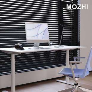 制 4IMOZHI实木电动升降桌双电机居家办公简约电脑桌儿童学习桌定