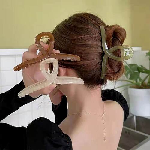 Big Hair Claw Clips Butterfly Hair Accessories Jelly Clips