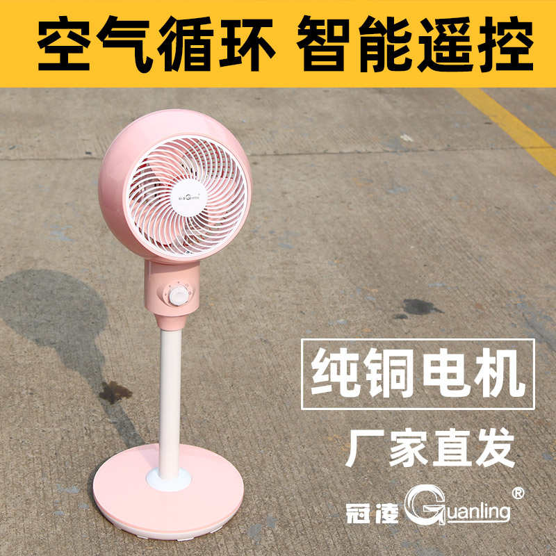 冠凌空气循环扇家用静音遥控定时电风扇摇头台式扇涡轮对流落地扇