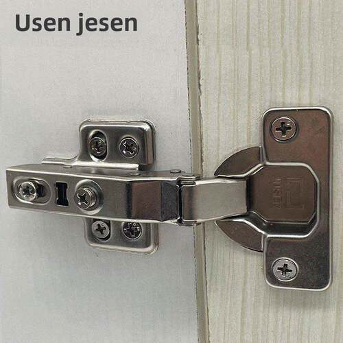 Jusen 304不锈钢铰炼铰炼柜门减震液压缓冲铰炼飞机荷叶五金配件