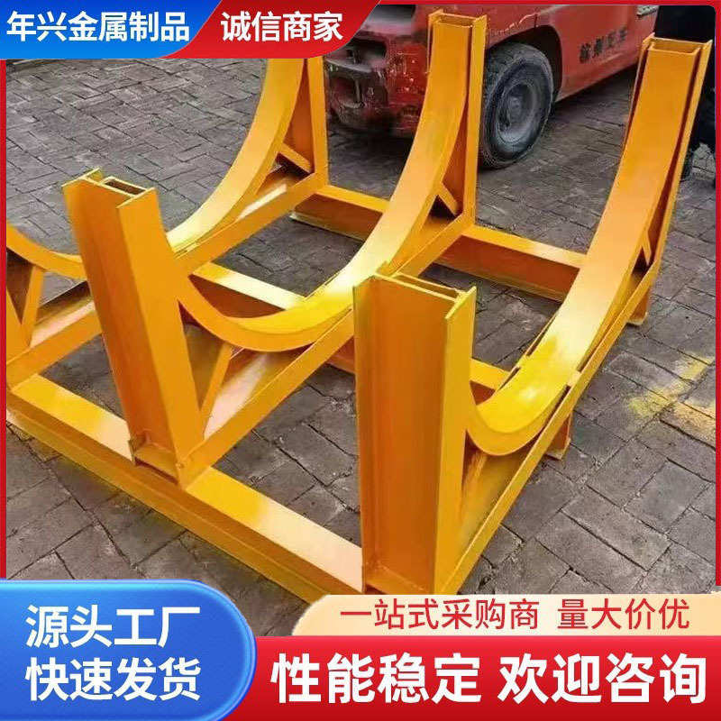 工地钢筋笼支架存放架钢筋笼堆放架钢筋胎架平台建筑工地钢筋笼