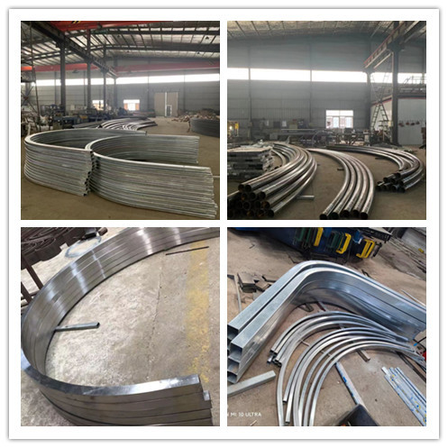 钢材加工弧型弯管镀锌弯管圆圈弯弧半圆形型钢管方管折弯加工